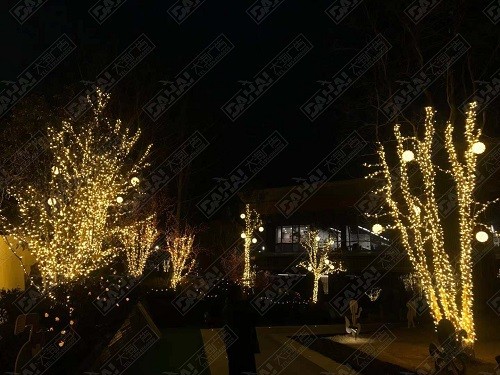 日照綠地·臨沂城際空間站圣誕氛圍亮化